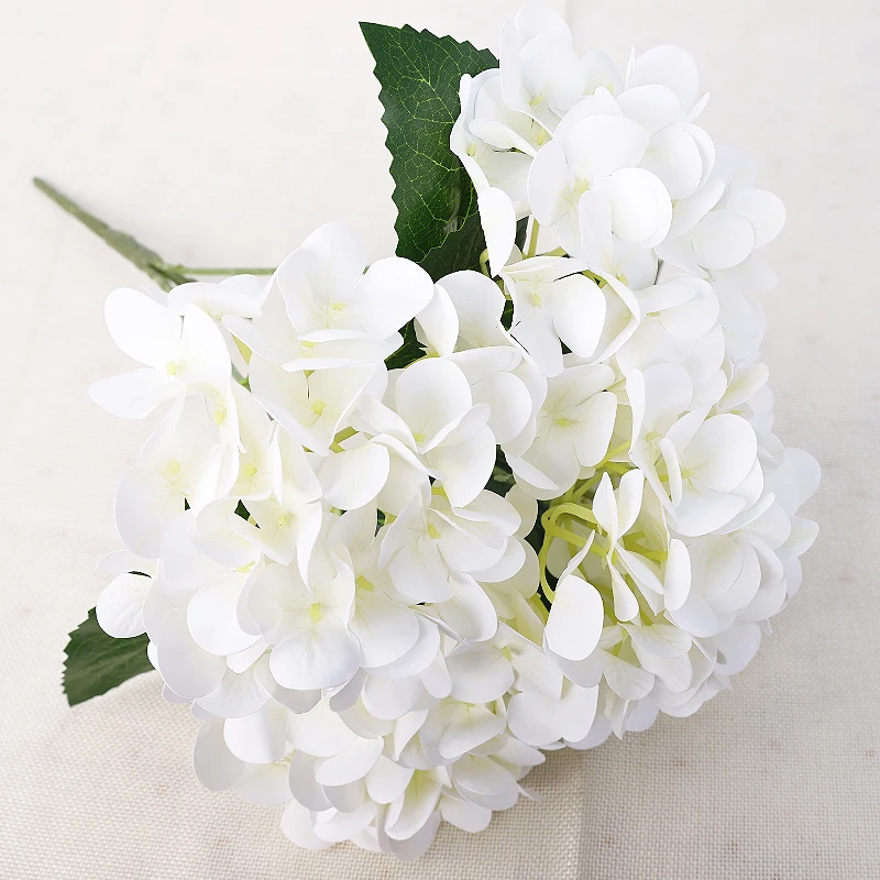 factory 5 heads artificial hydrangea arrangements wedding decoration flower simulation 3D LaTeX artificial flower ornaments
