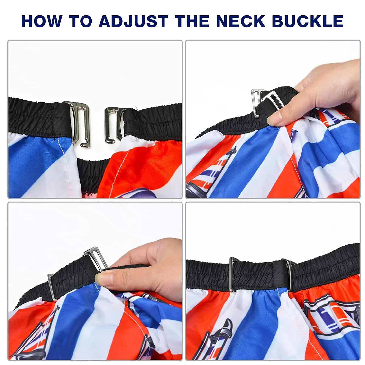 Barber capes satin fabric hair dressing cape for hair salon