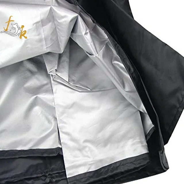 Outdoor waterproof oven cover UV proof barbecue cover 420D Oxford cloth black barbecue frame cover