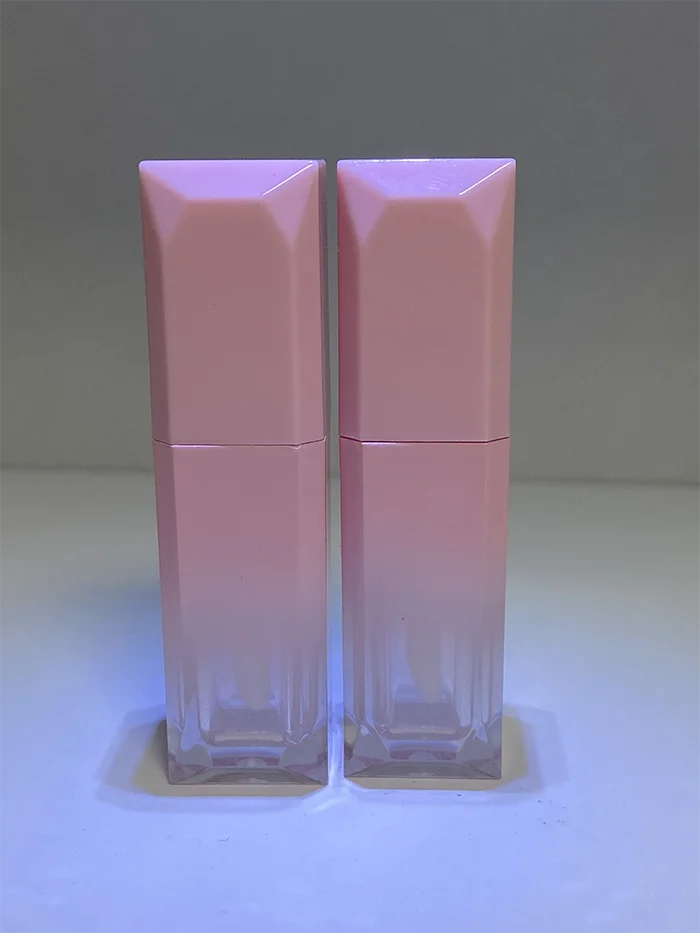 Custom Printed logo square Lip Balm Container Lip Oil Tubes 5ml Empty Mini Lipgloss Tubes