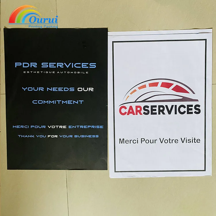 Wholesale OEM print paper car disposable floor mat  custom car floor mats