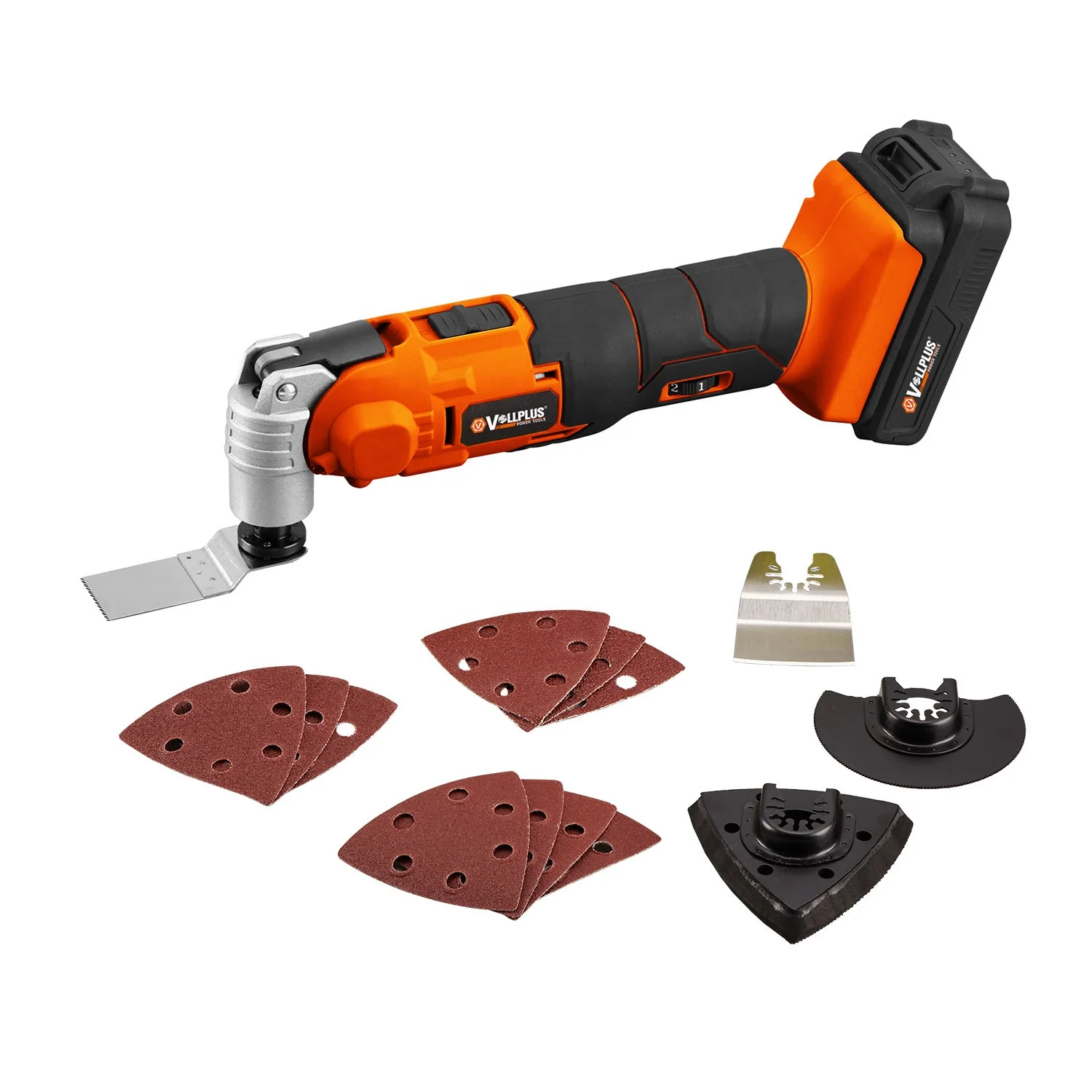 Vollplus VPCD2252  Cordless Variable Speed Multi Tool With Quick Change System Oscillating Saw