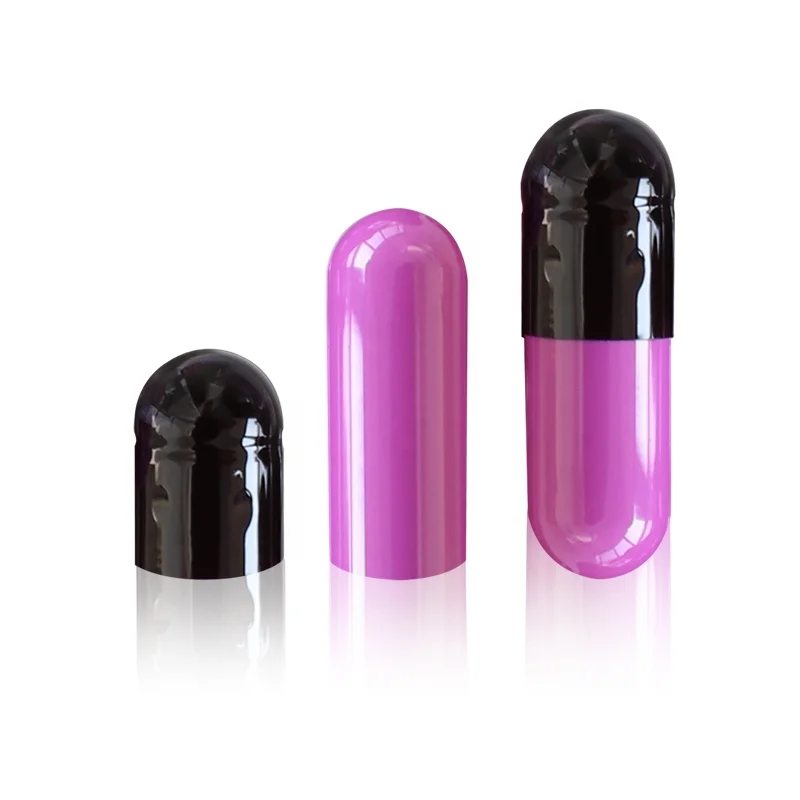 Size 0 Empty Gelatin Capsules Separated Opaque Capsule