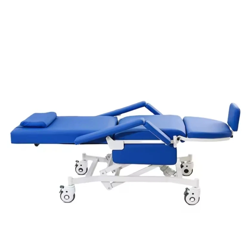 YFY-D23 Medical Electric Blood Donation Dialysis Clinical IV Infusion Transfusion Chair with optional table