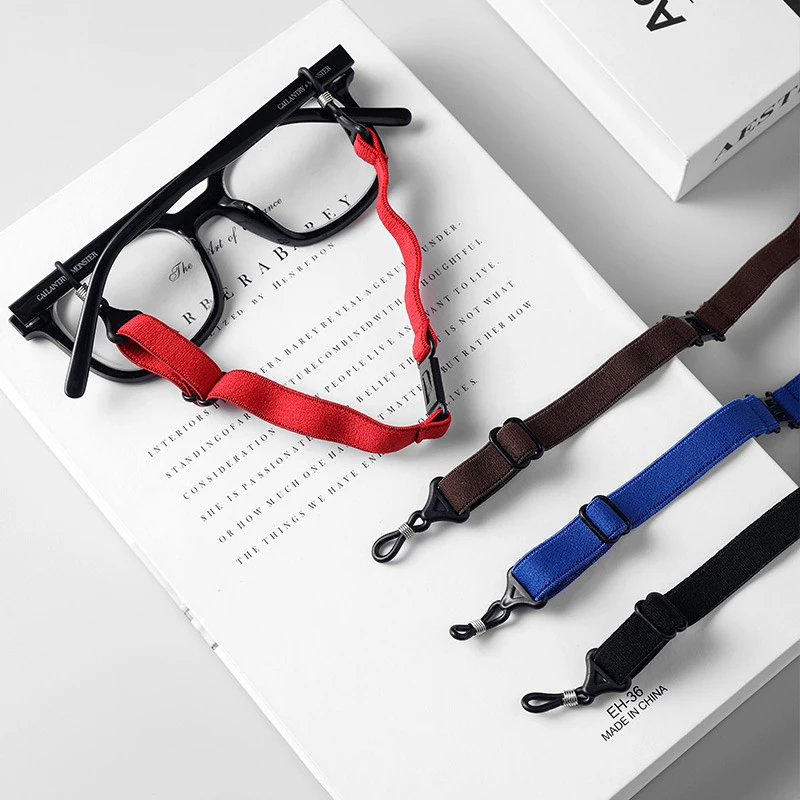 Glasses Chain Most Popular Products Rubber Kids Optical Frames Korean Frames Glasses Black Blue Red Rubber Cloth