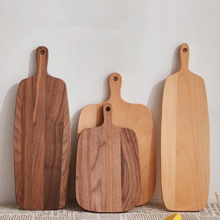 Wholesale Custom Black Walnut Acacia Wood Cutting Board Beech Wood Kitchen Chopping Boards for Meat Vegetables and Cheese