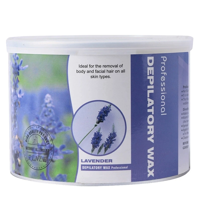All Skin Types 400g Depilatory Hot Canned Soft Wax Hair Removal Wax for Professional Beauty Salon