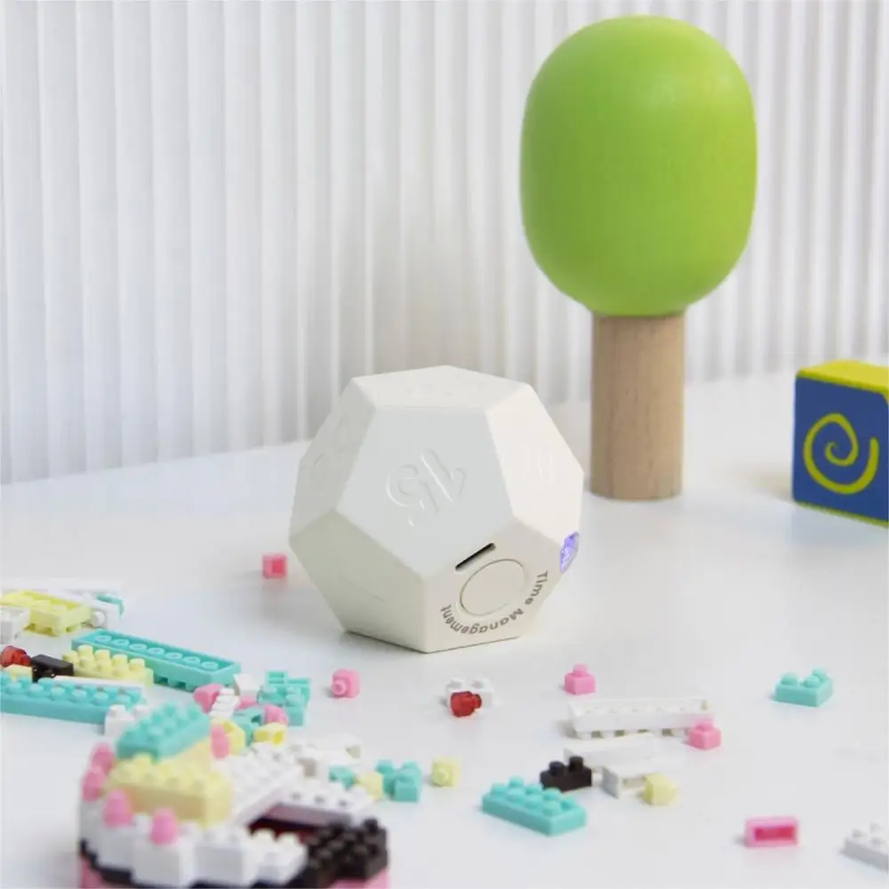 12-Sided Plastic Countdown Timer for Use in the Kitchen 12 modes for better time management Multi-sided digital countdown timer