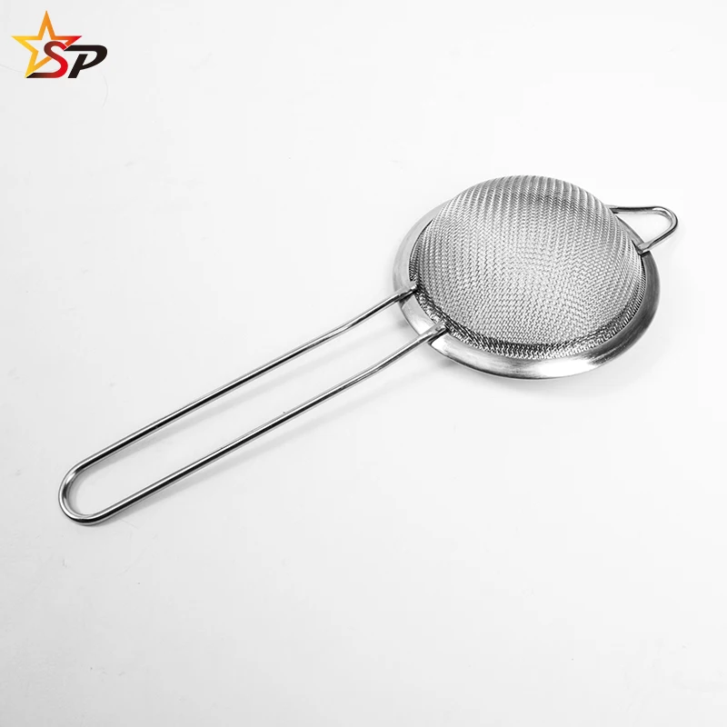 Stainless Steel Fine Mesh Wire Oil Skimmer Strainer Kitchen Multi-functional Filter Spoon Fried Food Net Kitchen Gadgets Tool