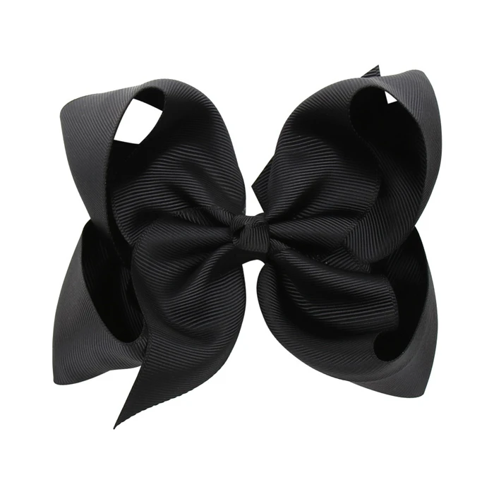 Toddlers Accessories Teens Cheerleader 6 Inches Huge Bows Alligator Clips Baby Girls Big Hair Bow