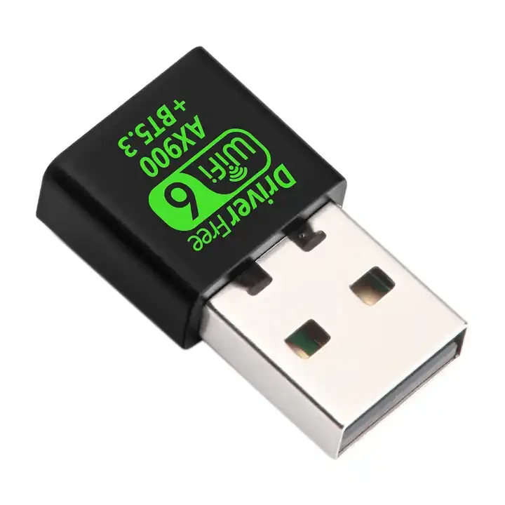 Wholesale Plug and Play USB WIFI 6 Dongle AX900 Wireless Network Card 900Mbps USB2.0 wifi 6 and blue-tooth 2 in one combo dongle