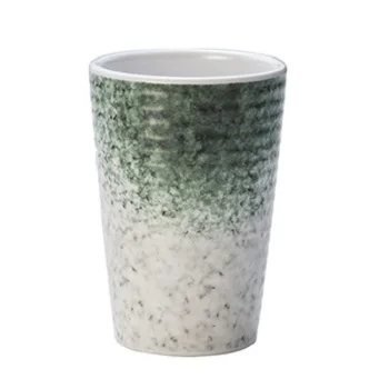  green decal Japanese Tea Cups for Hot Green Matcha tea
