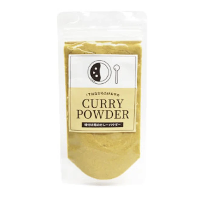 Deliciously  83g Beauty Glucan packing plastic superfood curry powder bags