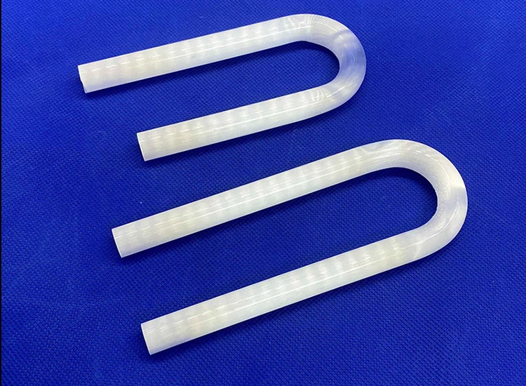 Milky White Quartz Glass Tube Heat Resistant Quartz Glass Pipe