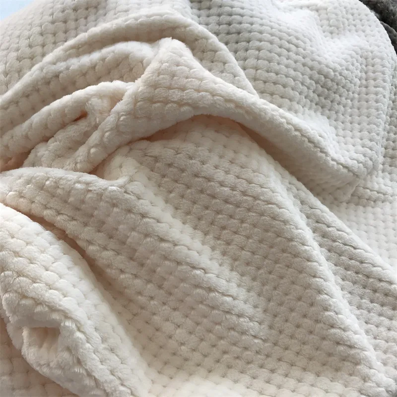 Super Soft Throw Blanket Light Purple Premium Silky coral Fleece Leaves Pattern Light weight Bed sofa Blanket All Season Use