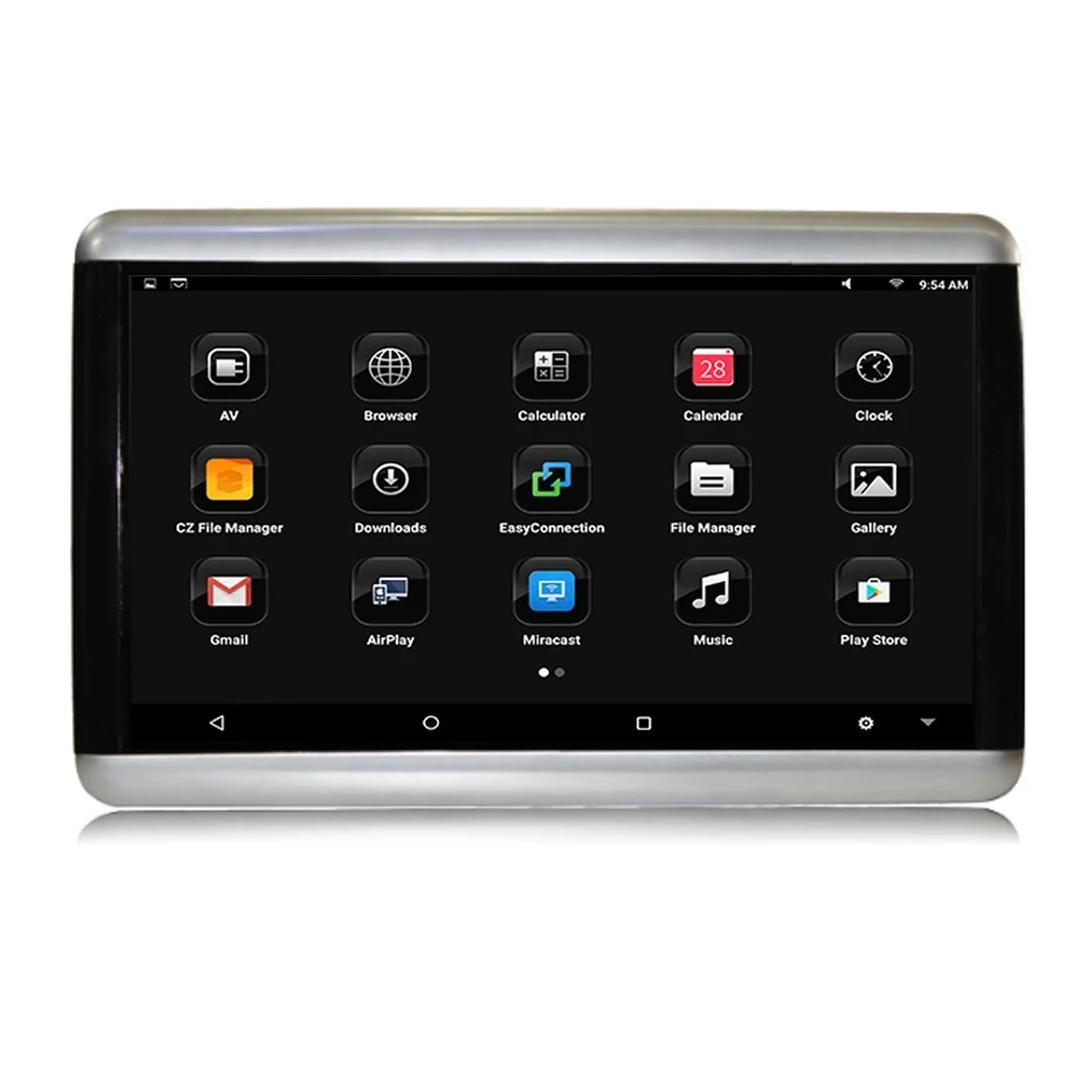 HD 4K Android 10.0 Tablet Headrest Android Baby Back Seat Entertainment 16GB Netflix YouTube TV Car Monitor