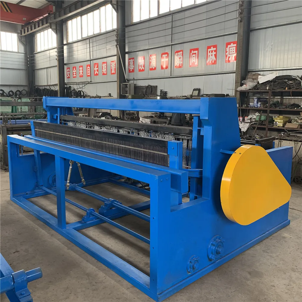 Good quality high carbon crimped spring steel wire mesh making machine