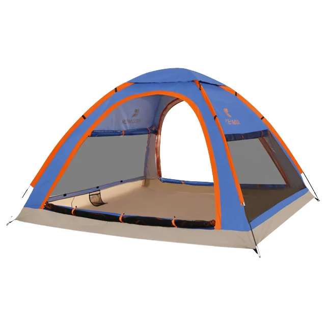 1 Second  Open Automatic Outdoor Beach Shade Tent,for 3-4 People Windproof Sunscreen Fishing Family Leisure  Tent KEUMER