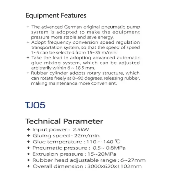 Butyl extruders are sold on the market