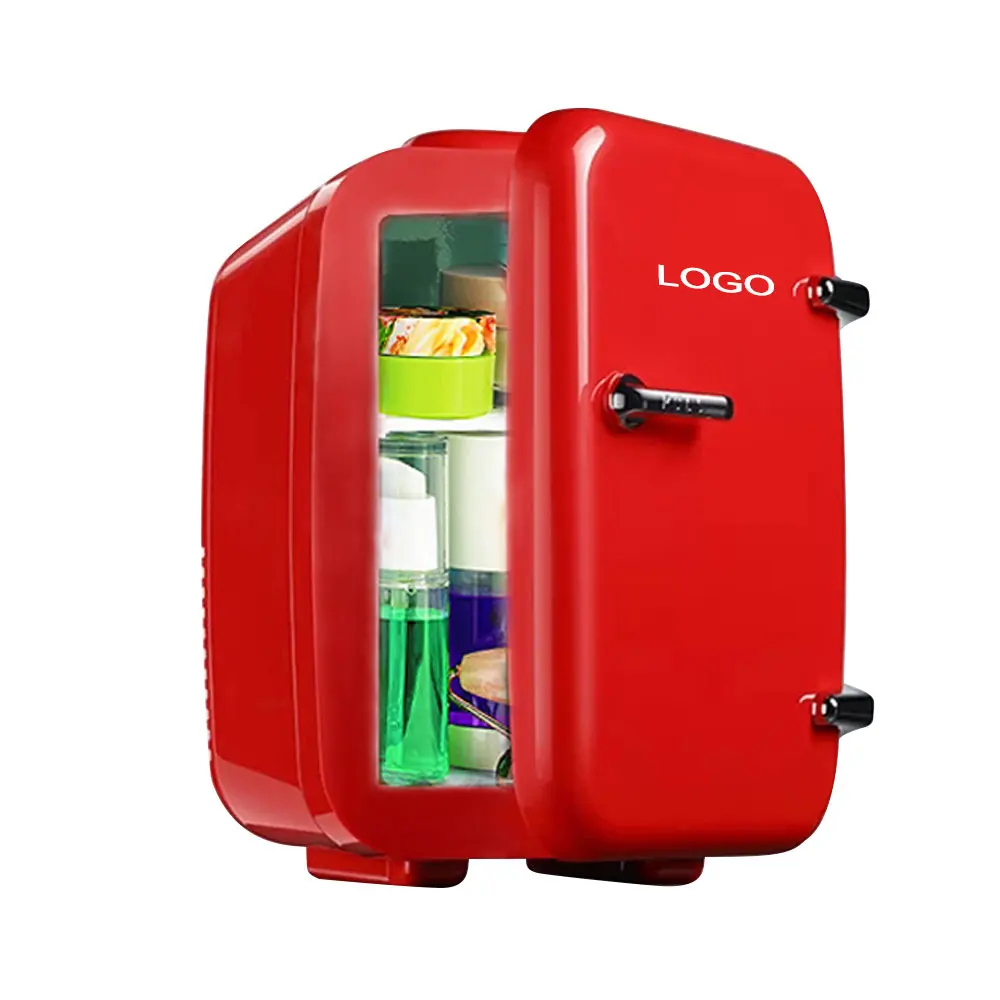 
2020 New arrival 4L portable Mini Bar Fridge Cosmetic refrigerator Beauty mini Fridge sales mini display fridge 