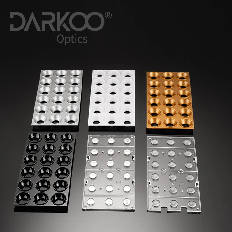 Cob Surface Downlight Condenser Lens For Smd Lamp Lens With Clear Ledlighting 27Mm Power Multi Injection Module Lamp Cob Lens