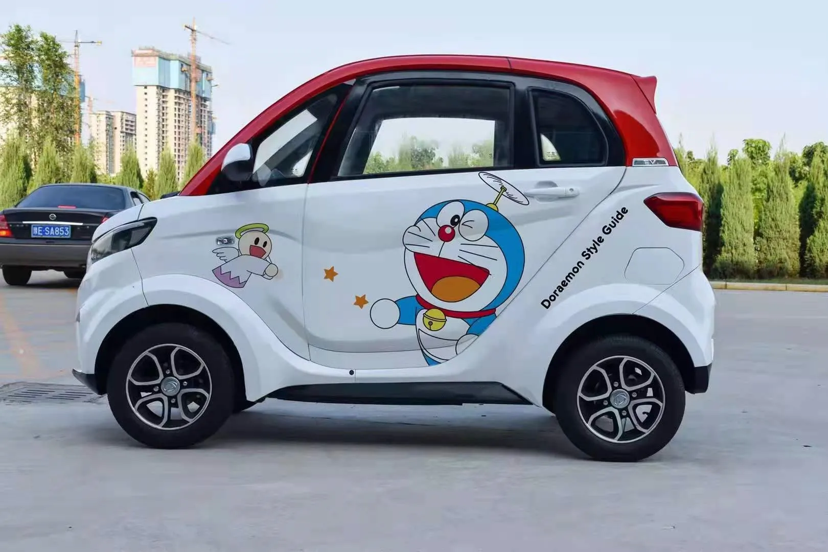 Aigle 2023 Electric Vehicles For Adults 4 Wheel Electric Car 3 Seat Eec Certificate Without Driving Licence