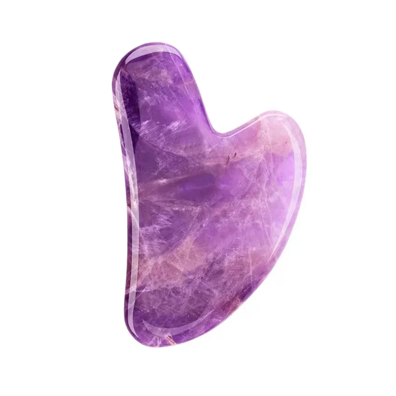 Hot Sale Factory Price Natual Skin Facial Care Clear Quartz Guasha for massage