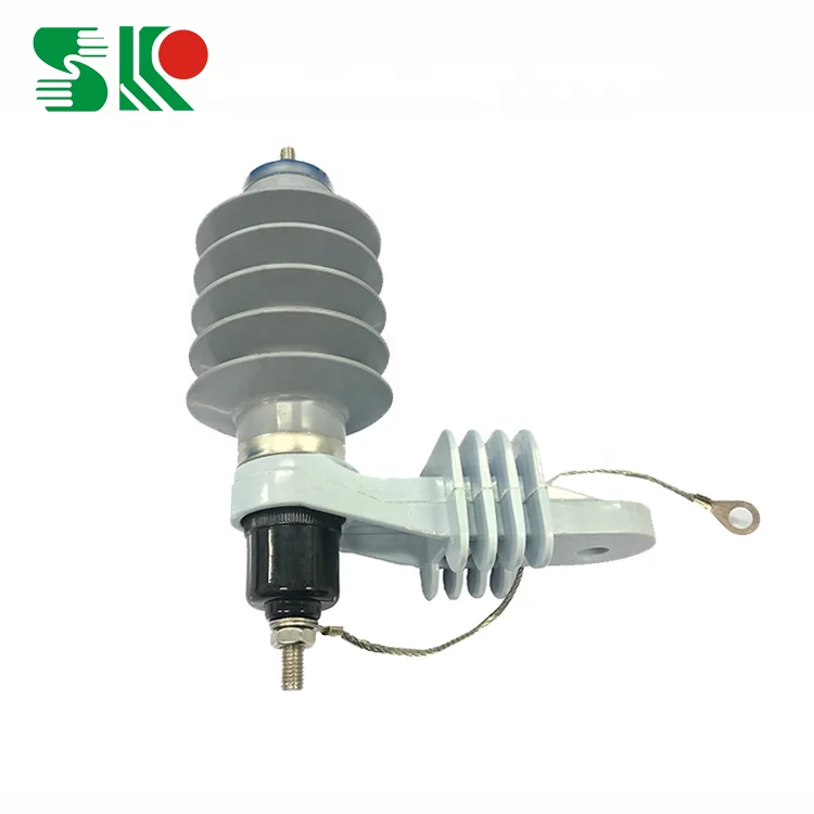 Lightning Protection  types of lightning arrester 33kv metal-oxide polymer 11KV surge arrester lightning arrester price 36kv
