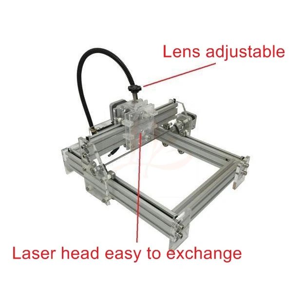 DIY Mini CNC Router CNC 2417 2500mw Laser Machine Woodworking