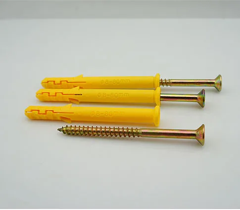 nylon frame fixing PE anchors Plastic Wall Plug Factory Direct Sale High Quality and Low Price