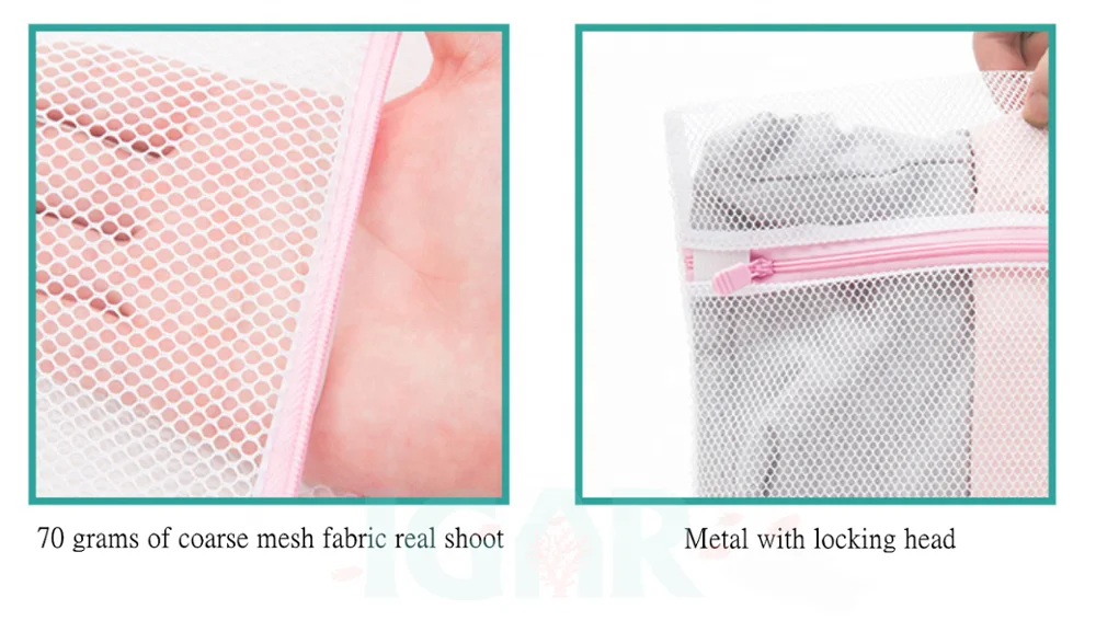 Laundry Bags Coarse Mesh Bag for Washing Machine, Hosiery, Blouse, Socks, Bra, Underwear, Lingerie Travel Storage Organize Bag