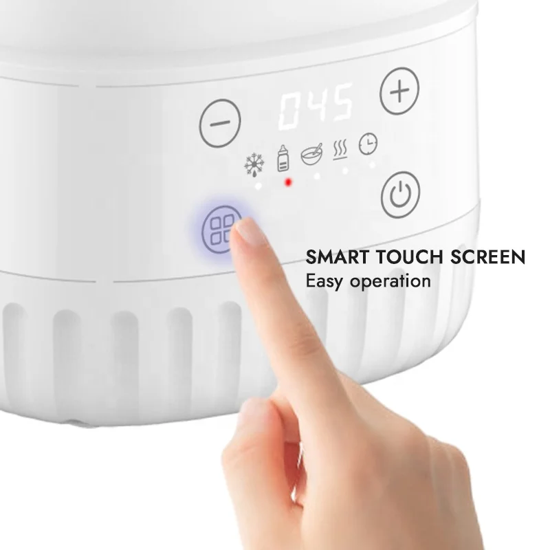 Babylaugh Portable Baby Bottle Warmers Formula Dispenser and Steam Sterilizer for Milk Powder and Baby Bottle Milk