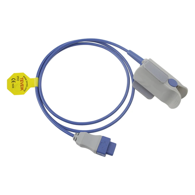 free sample adult finger clip reusable spo2 sensor cable oxygen probe for GE TS 9pin