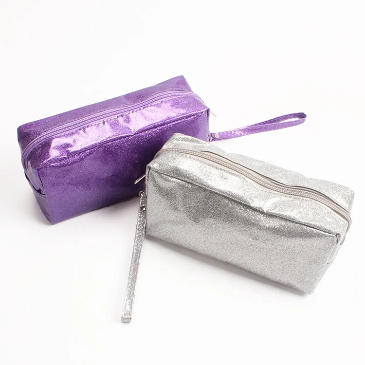 Shiny Cute Pencil Case Glitter Sparkly Pencil Bag Cosmetic Pouch Zippered Colorful Stationery Bag