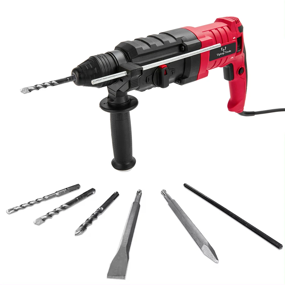China High Quality 110v 220v SDS Plus Electrical Power Tools Heavy Duty 26mm Corded Electric Rotary Hammer Drill Machine
