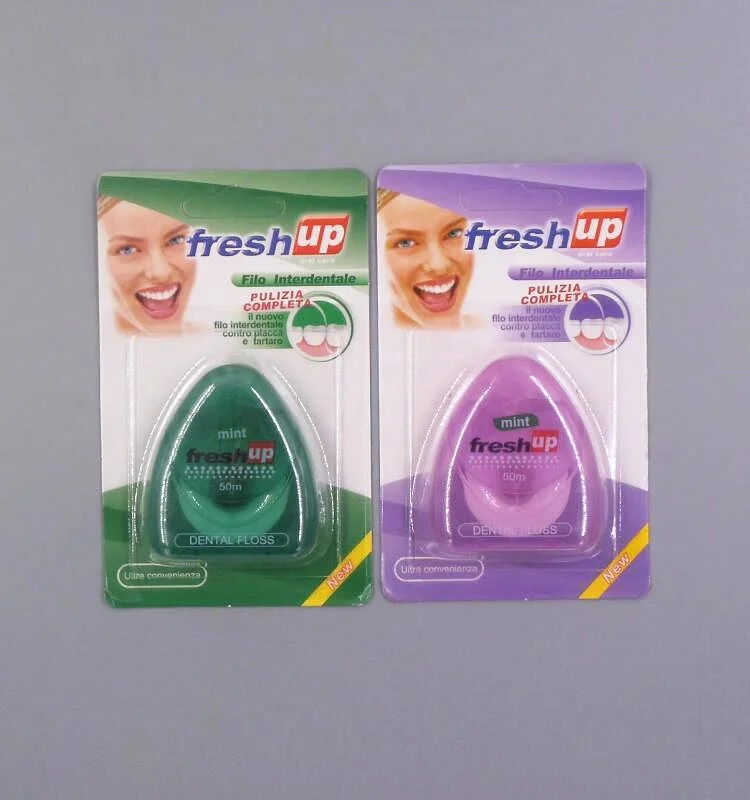 20meters card dental nylon thread high tension wear resistance oral clean fresh up floss
