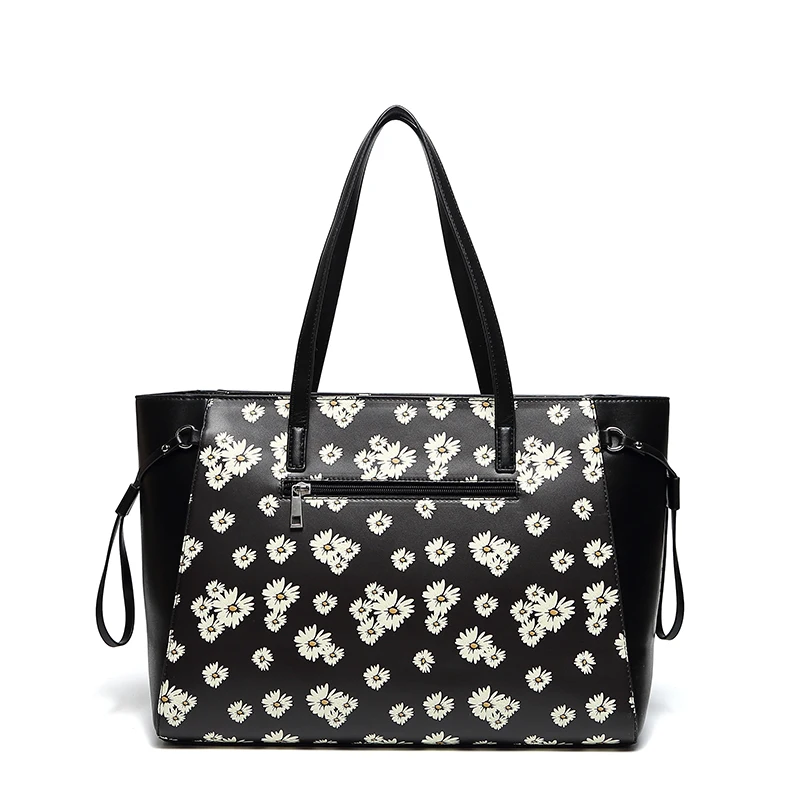 Wholesale Eco Friendly Fashionable PU Leather Tote Bag Lady Dress Style for Women Shopping And Grocery China National Standard