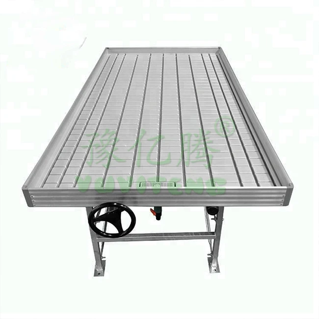 Hydroponics Greenhouse 4*8ft Ebb and Flow Rolling Bench