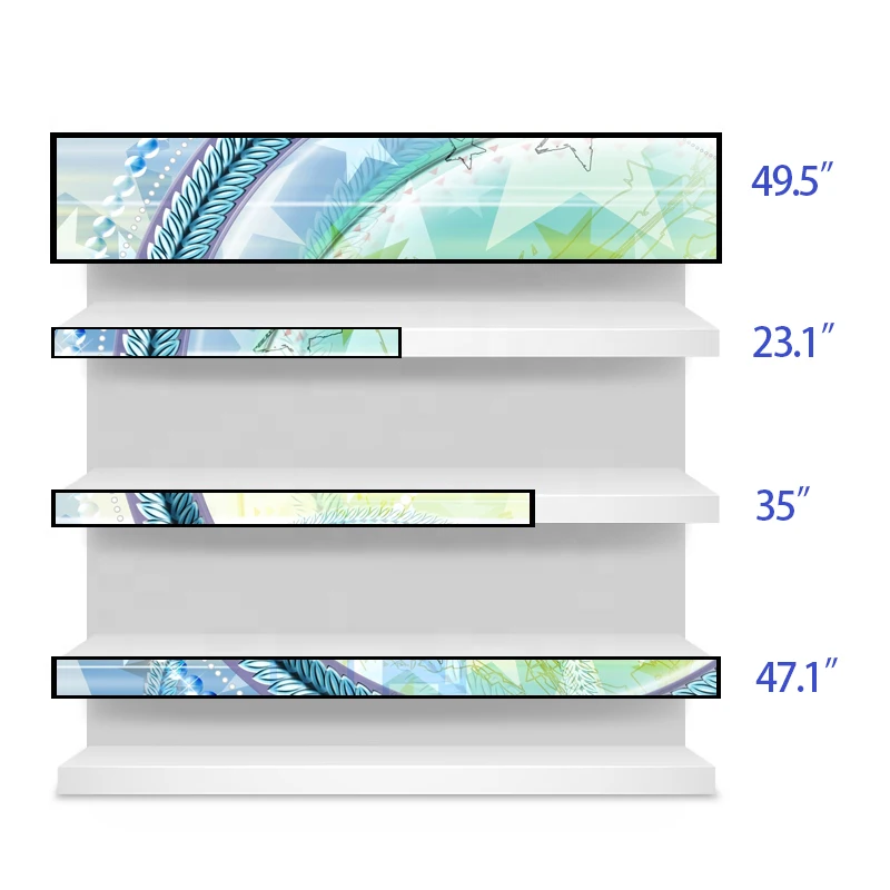 High-Definition Smart Signage Android бар дисплей с USB Ad экран LCD