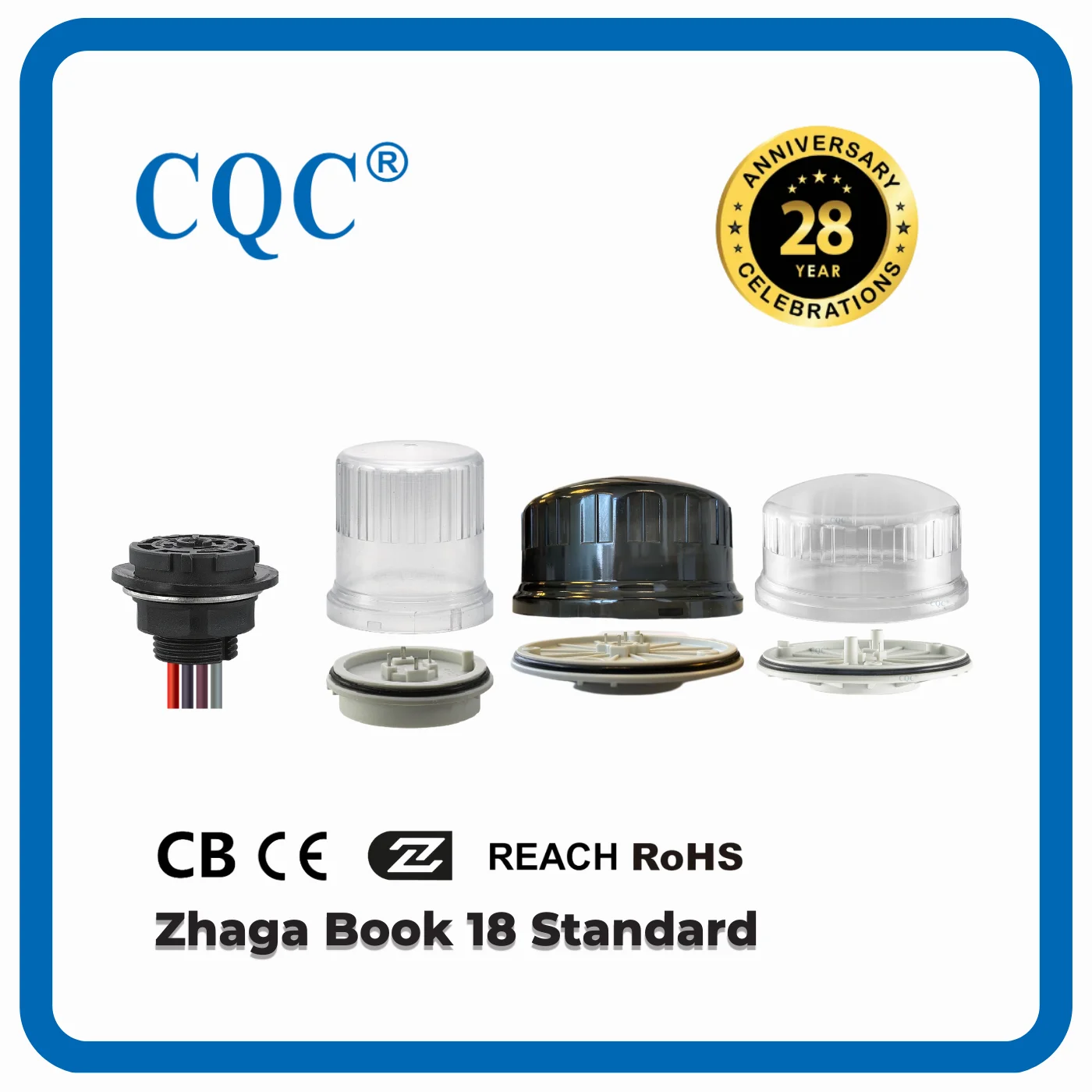 Smart Street Light Zhaga Book 18 Standard Receptacle 4 pin socket