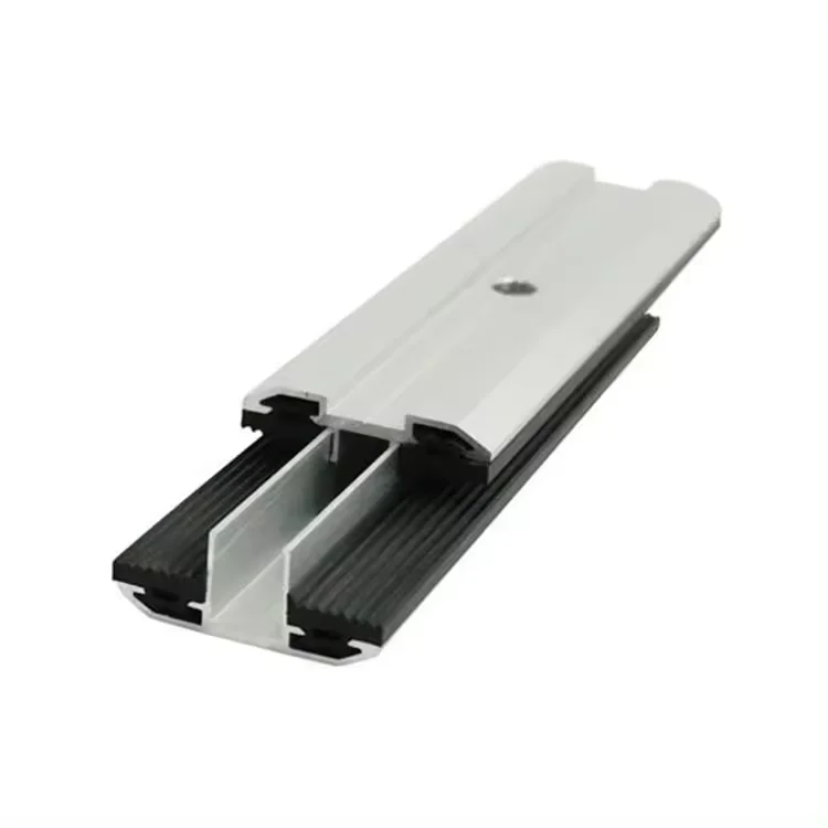 Solar Panel Mounting Clamps Frameless Thin Film End and Middle Aluminum Panel Clamps for PV Solar Mounting Structure