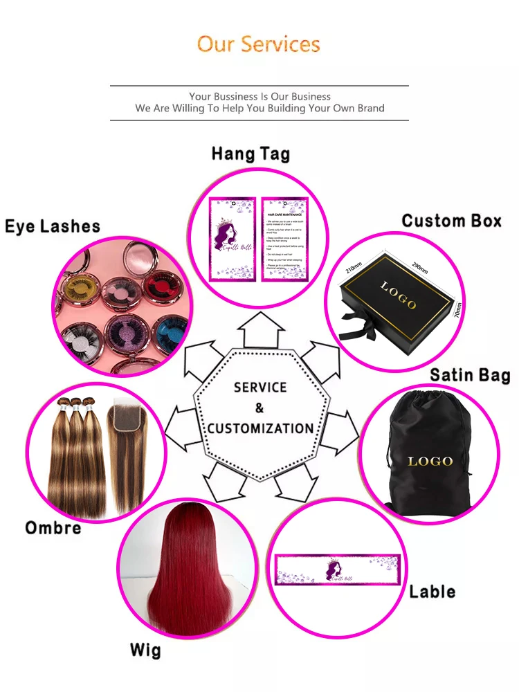 Natural Color Virgin Peruvian Straight Human Hair Bundles With Lace Closure, Free Sample Cuticle Aligned Human Hair