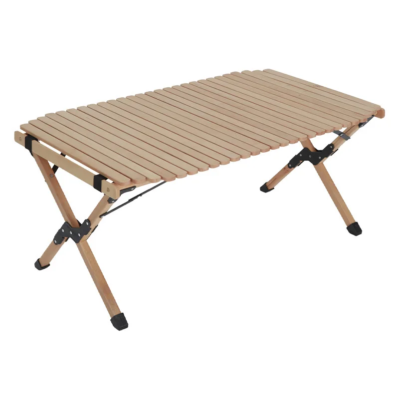 2021 новый роскошный Многофункциональный сверхмощный переносной складной стол из бука премиум-класса для кемпинга на открытом воздухе деревянный стол для яиц
