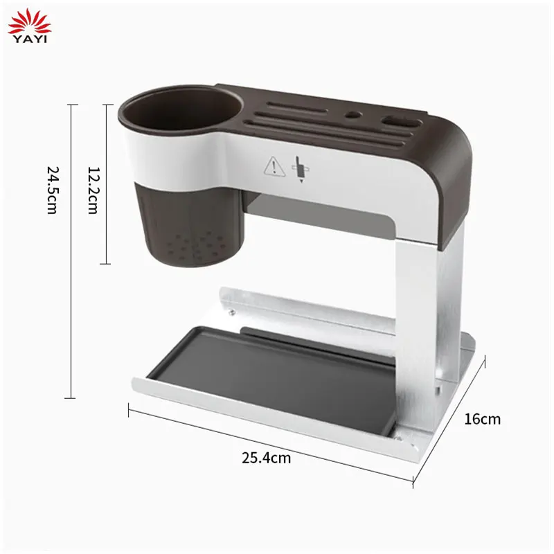 Stainless Steel Kitchen Knife Holder Hanging Storage Stand Vertical Knife Rest