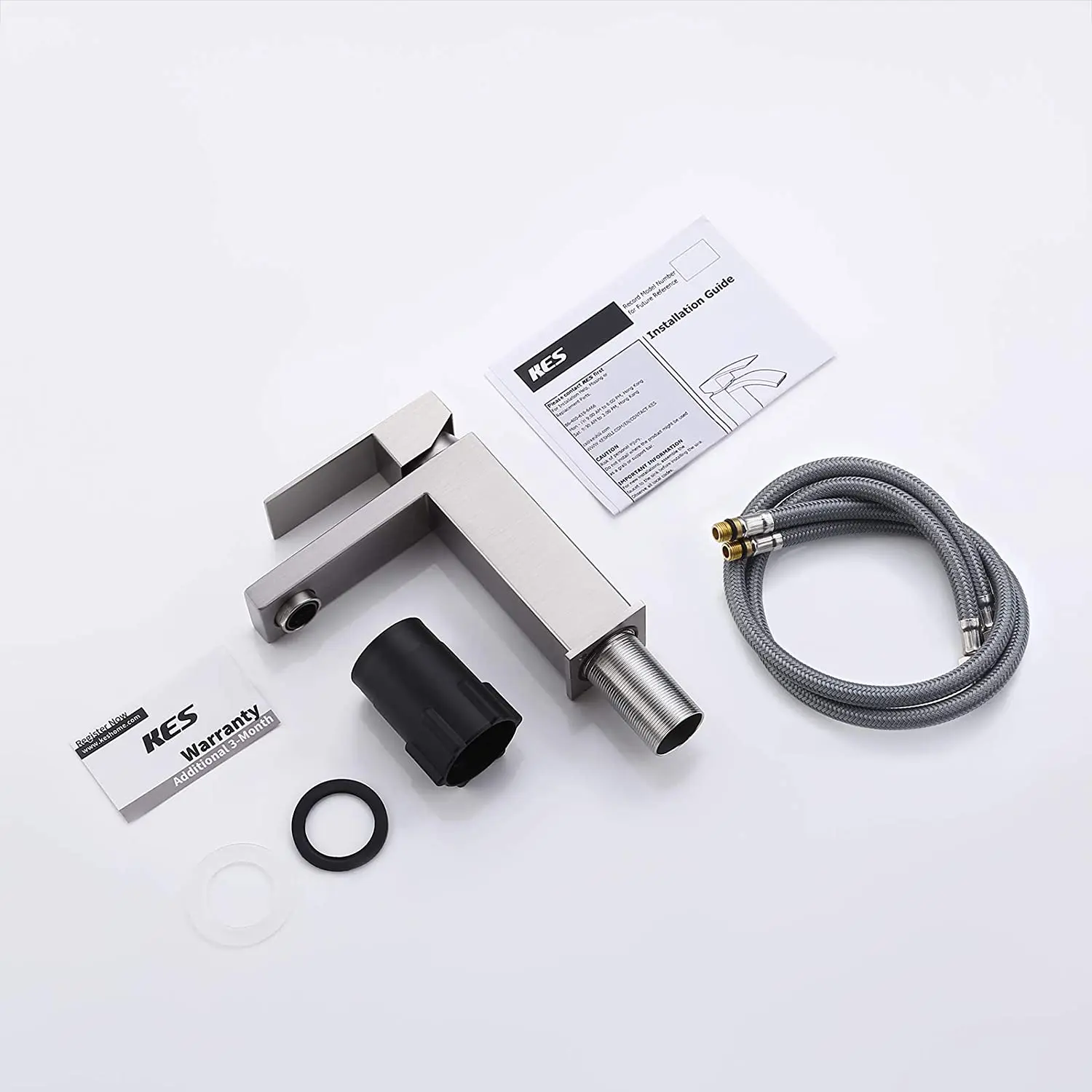 Hot bathroom hot cold water lead-free stainless steel 304 basin faucet mixer tap