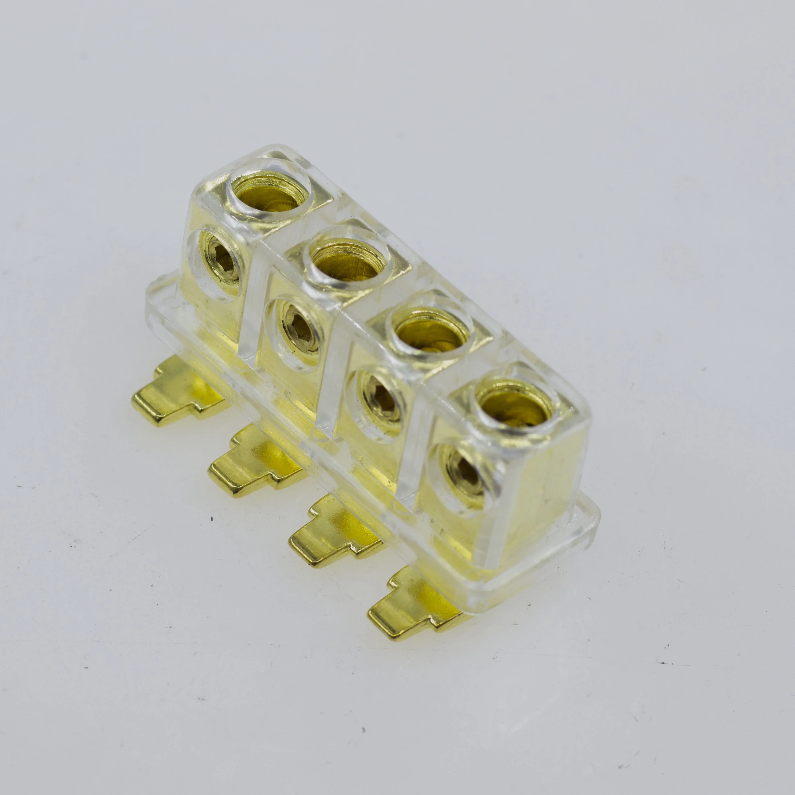  Позолоченные клеммы усилителя 4P pcb паяльный терминал