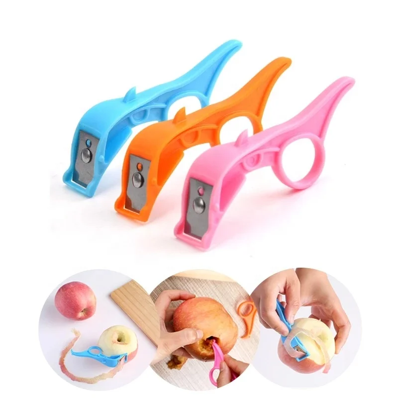 new kitchen product ideas 2022 Newest Hot Sales Creative Ring Melon Planer Fruit Peeler Orange Peeler Scraper kitchen Tool