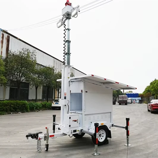 CCTV Solar Trailer For 5G Security Camera