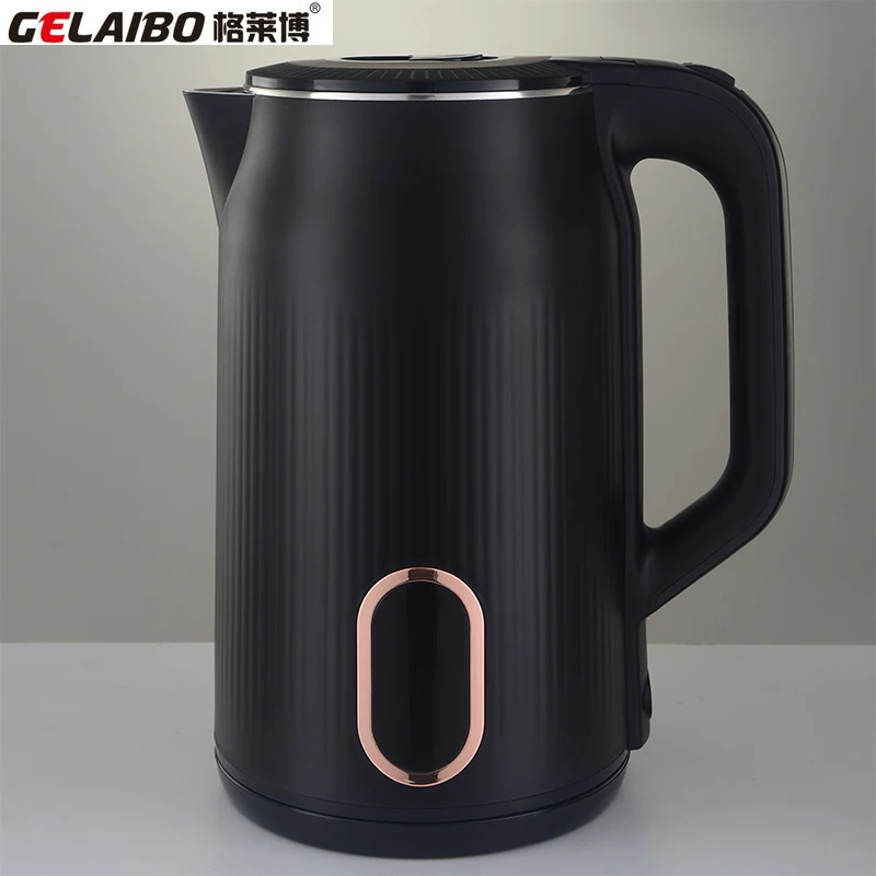 Hot Sale 220V 2.8L Green Double Layer Cordless Electric Kettle