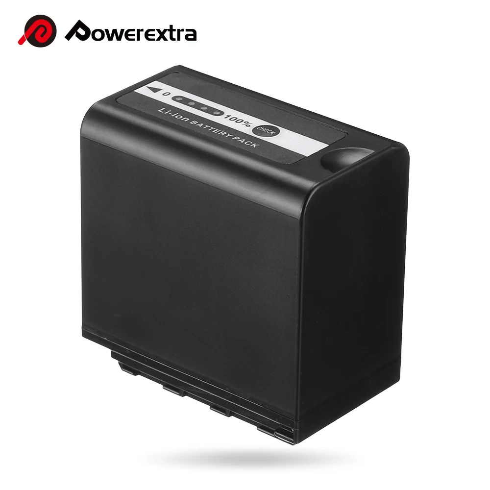 Powerextra литий-ионный 7 2 V 7800mAh перезаряжаемые Аккумуляторы для цифровой техники цифрового фотоаппарата Panasonic VW-VBD58 VW-VBD78